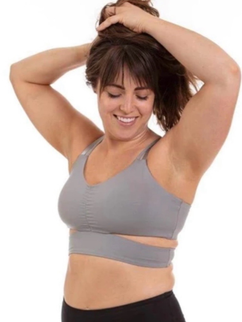Handful Bound and Determined Bra in Spoon Me Gray | Size Small